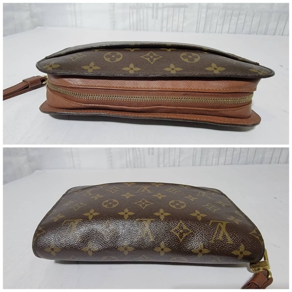 Authentic Louis Vuitton Monogram Canvas Orsay Clutch Brown - Picture 6 of 16